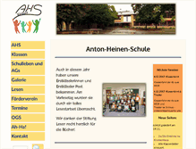 Tablet Screenshot of ahs-kirdorf.de
